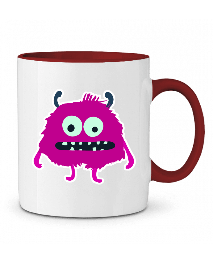 Mug bicolore Monstre rose justsayin