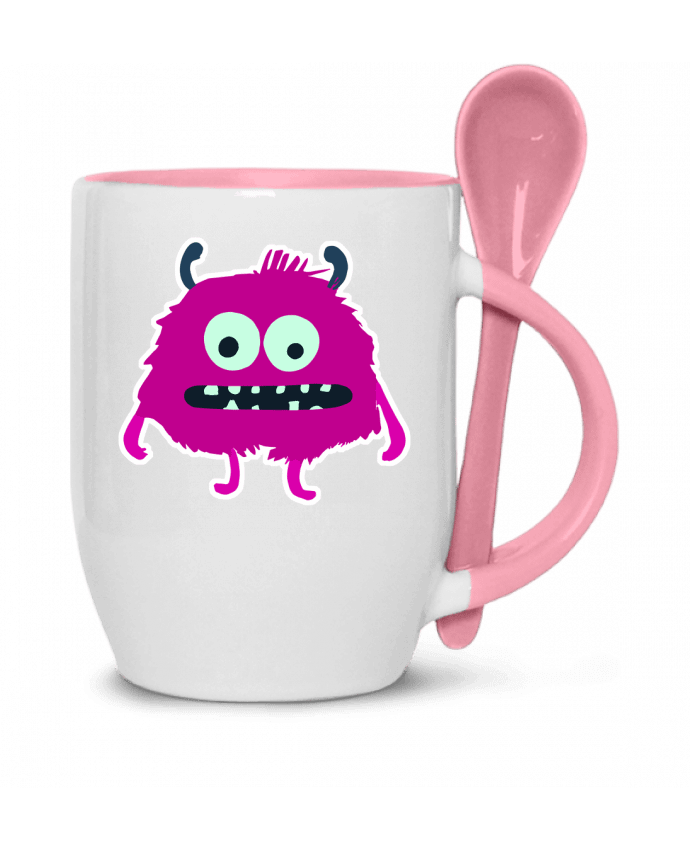  Tasse cuillère Monstre rose par justsayin