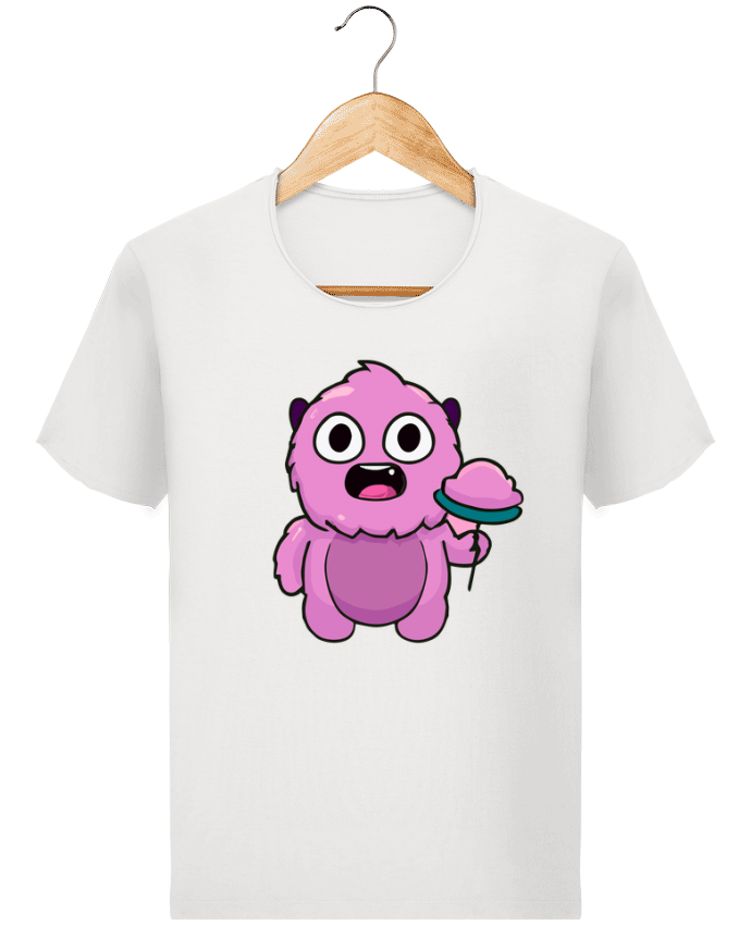  T-shirt Homme vintage Mignon monstre rose par justsayin