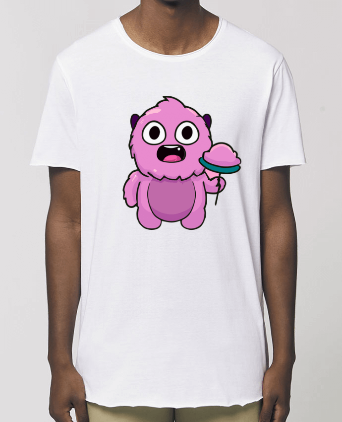 Tee-shirt Homme Mignon monstre rose Par  justsayin