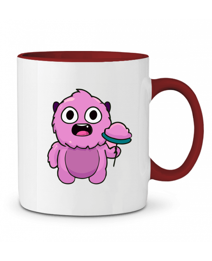 Mug bicolore Mignon monstre rose justsayin