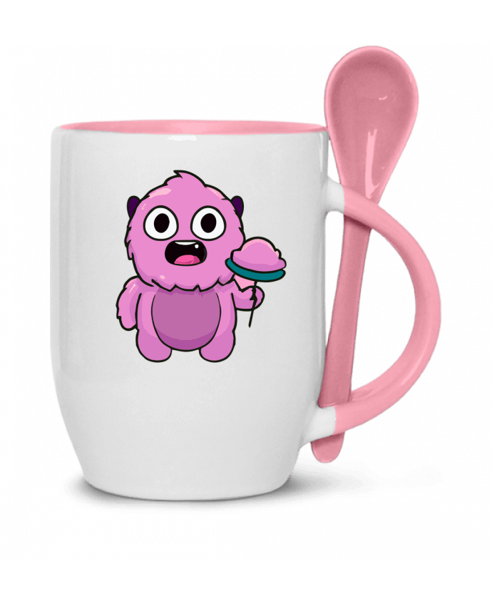  Tasse cuillère Mignon monstre rose par justsayin