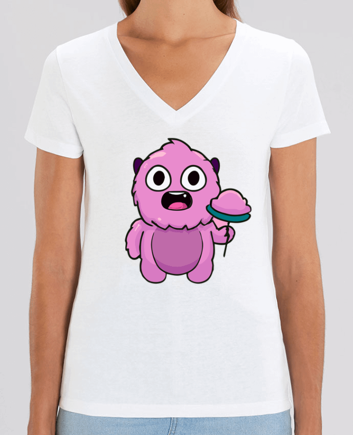 Tee-shirt femme Mignon monstre rose Par  justsayin