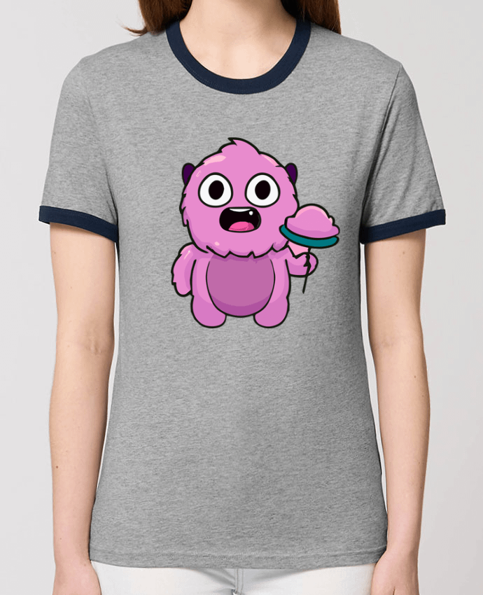 T-shirt Mignon monstre rose par justsayin