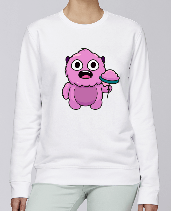 Sweatshirt Mignon monstre rose par justsayin