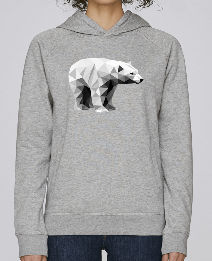 Sweat capuche femme Ours polaire par justsayin