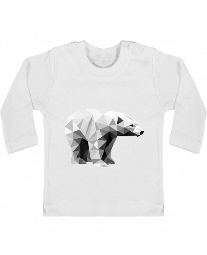 T-shirt bébé Ours polaire manches longues du designer justsayin