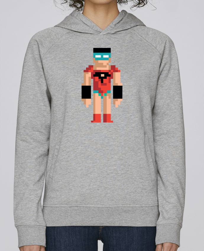 Sweat capuche femme Super héros vintage par justsayin