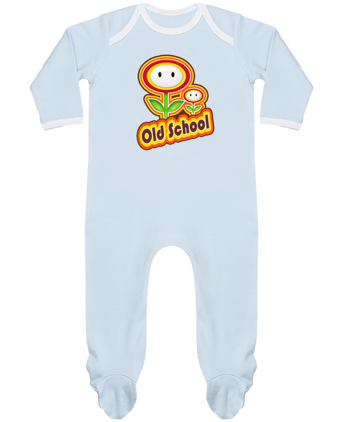Body Pyjama Bébé fleure old school par feijao