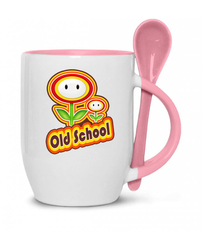  Tasse cuillère fleure old school par feijao