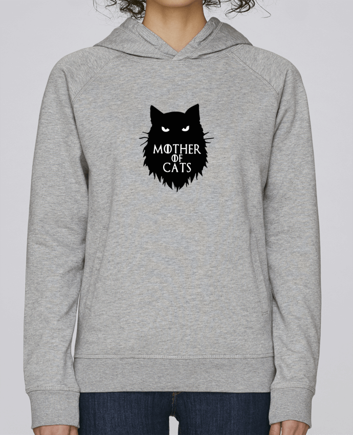 Sweat capuche femme Mother of Cats par Geekshow