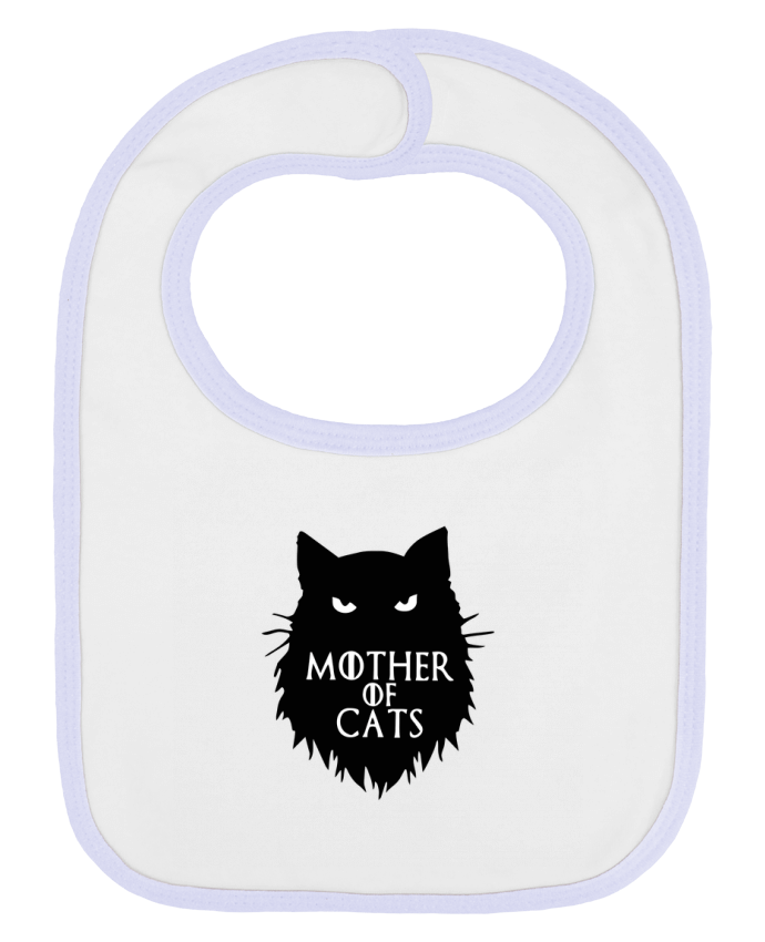 Bavoir bébé uni Mother of Cats par Geekshow