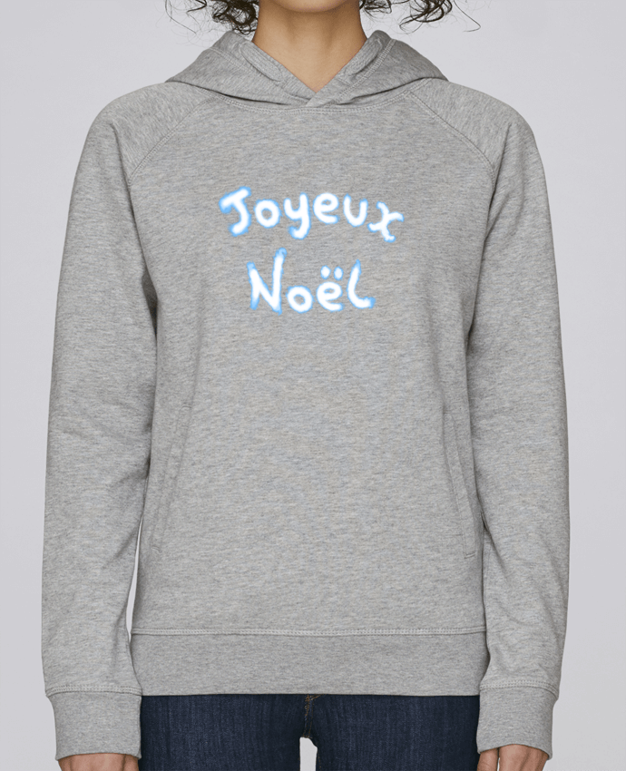 Sweat capuche femme Joyeux Noël par Finger L