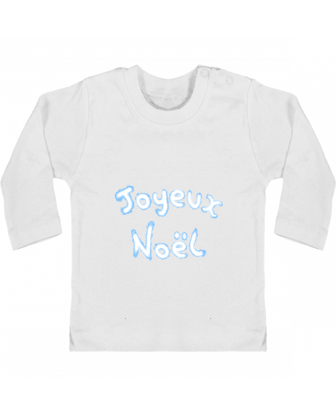 T-shirt bébé Joyeux Noël manches longues du designer Finger L