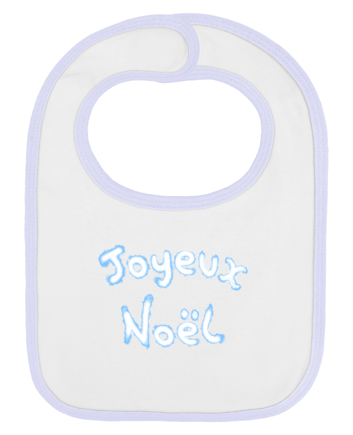 Bavoir bébé uni Joyeux Noël par Finger L