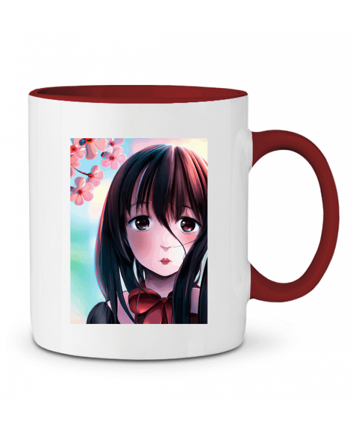 Mug bicolore Anime girl - Ayaka justsayin