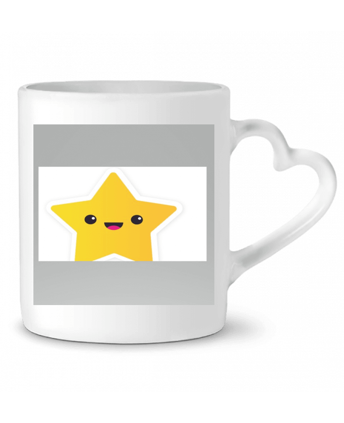 Mug coeur estrella par Mzzrosario