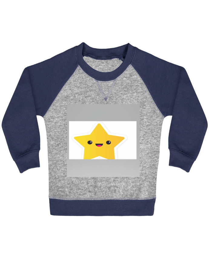 Sweat bébé manches contrastée estrella par Mzzrosario