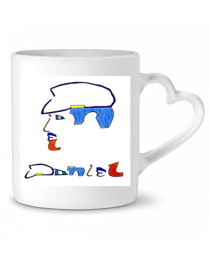 Mug coeur daniel2 par Mobius