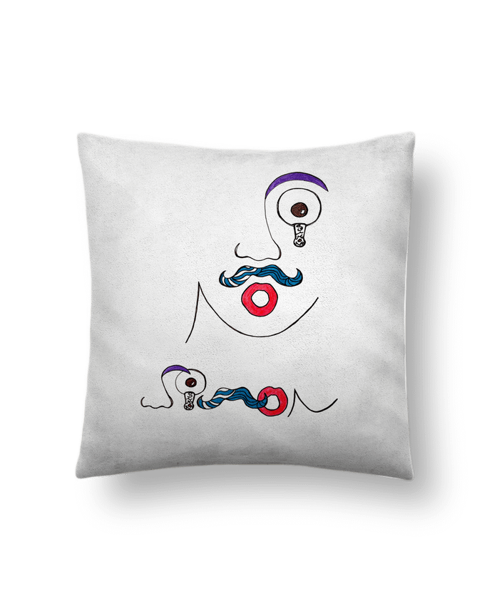 Coussin suédine simon2 par Mobius