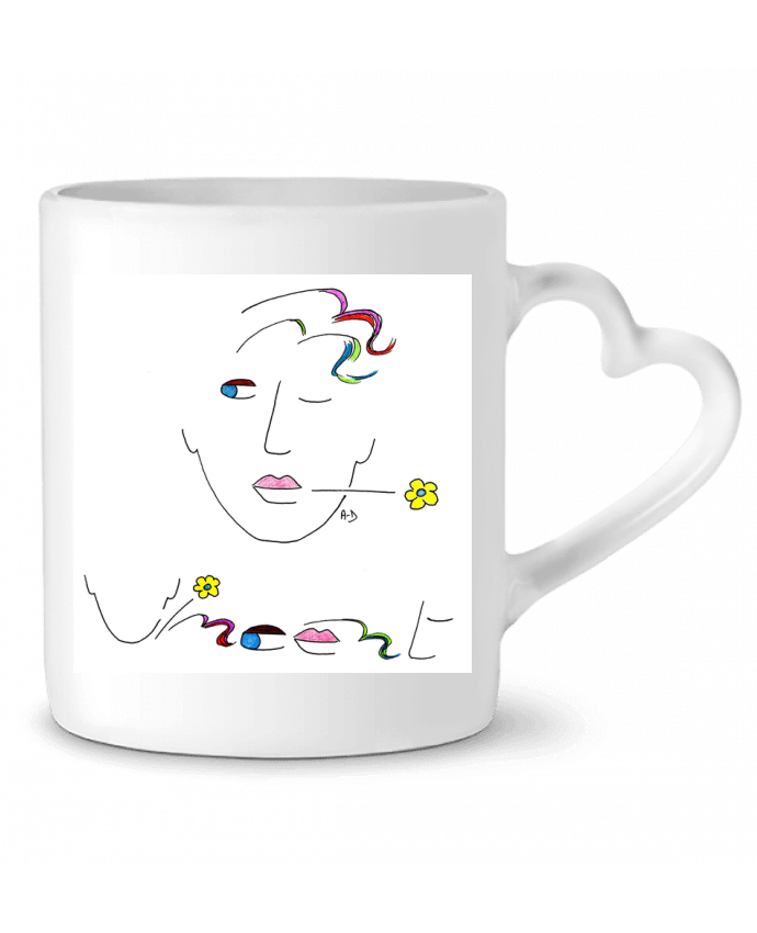 Mug coeur vincent2 par Mobius