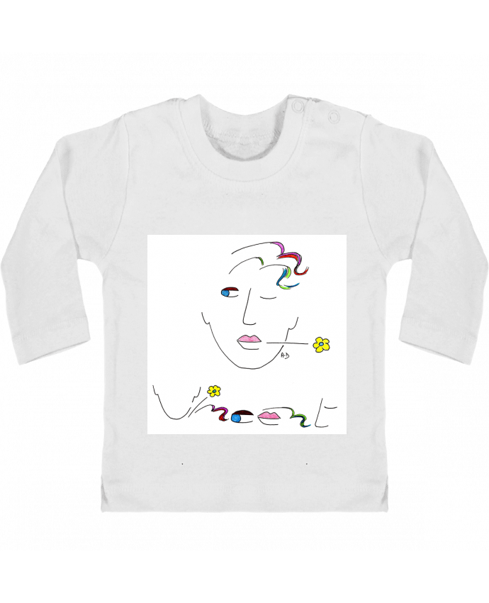 T-shirt bébé vincent2 manches longues du designer Mobius