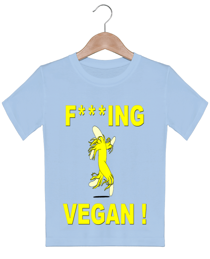 T-shirt garçon motif Fucking Vegan ilcapitano95