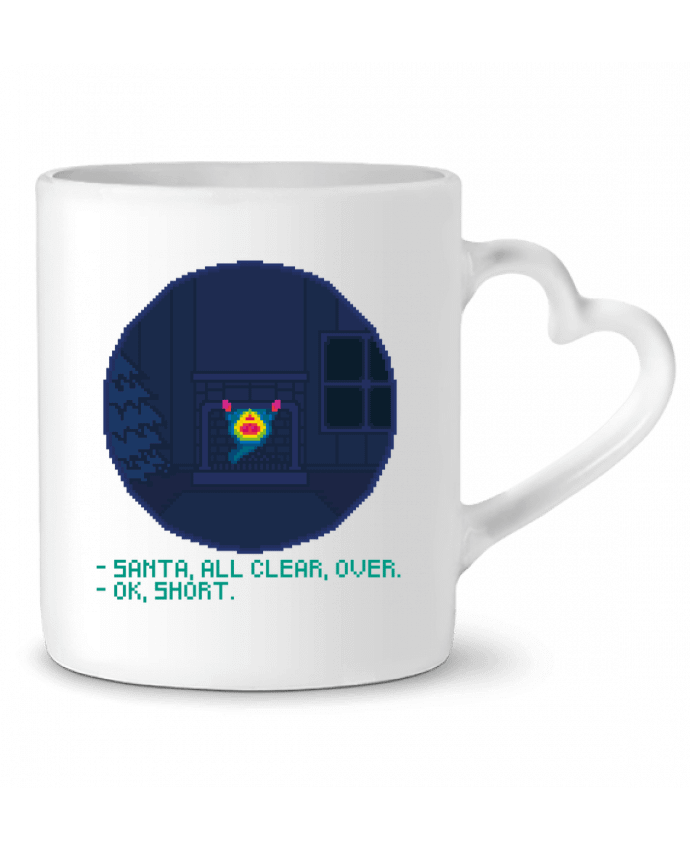 Mug coeur THE NIGHT par Santiaguen