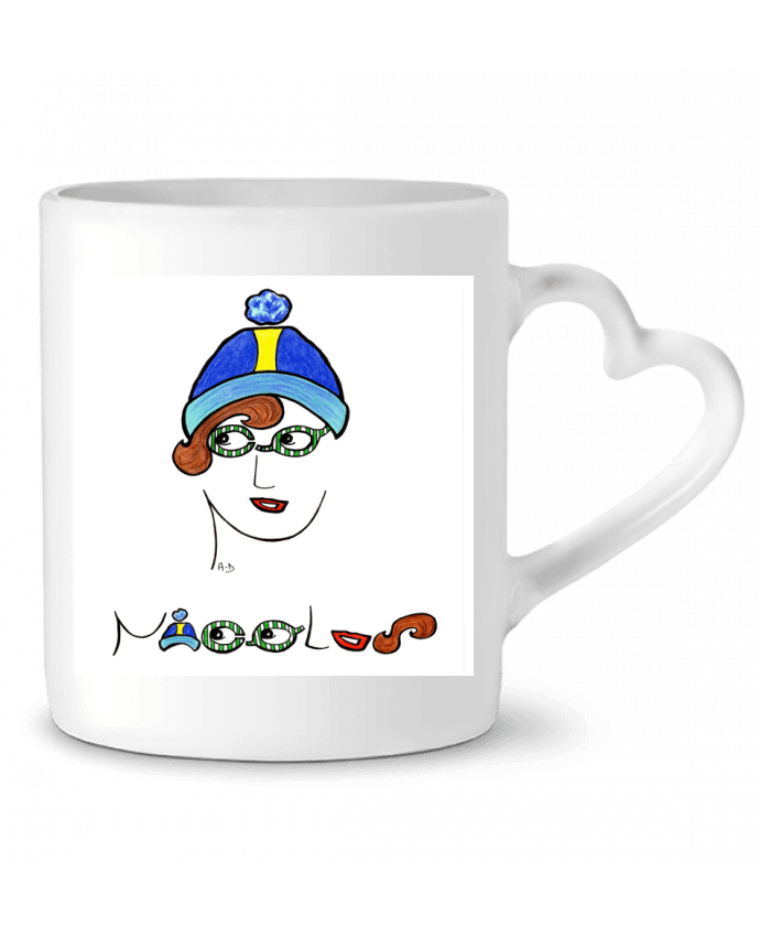 Mug coeur nicolas2 par Mobius