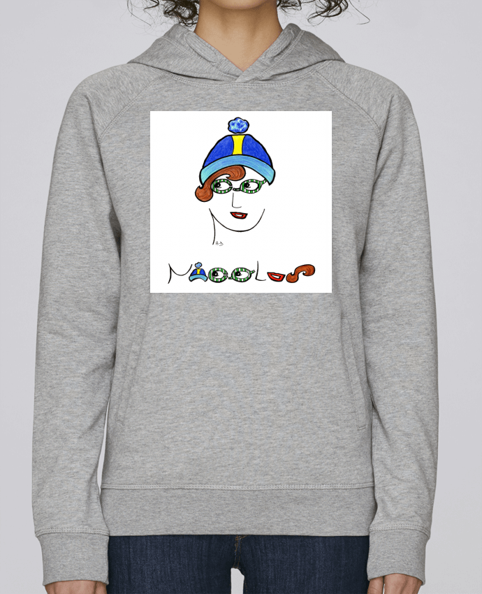 Sweat capuche femme nicolas2 par Mobius