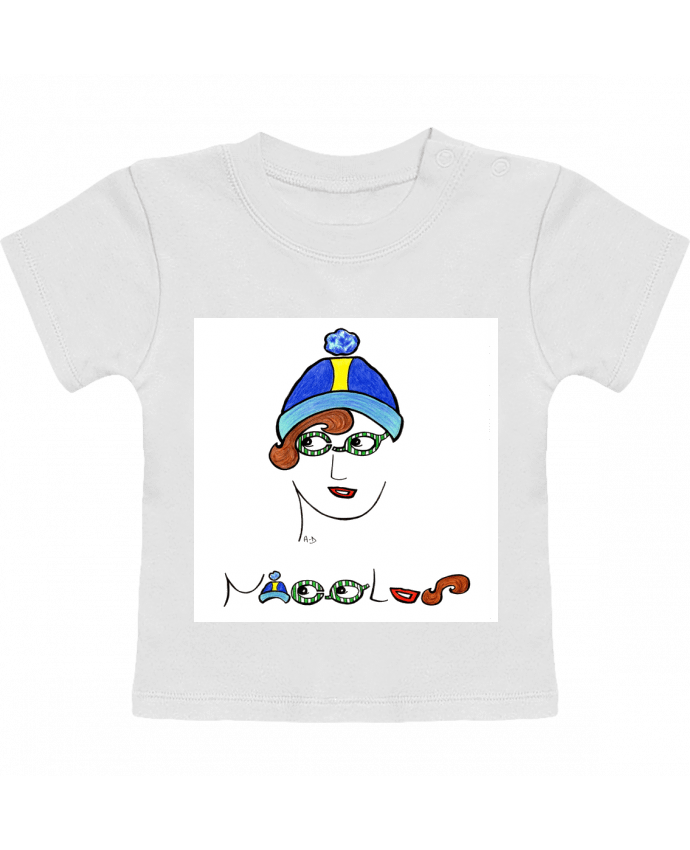 T-shirt bébé nicolas2 manches courtes du designer Mobius