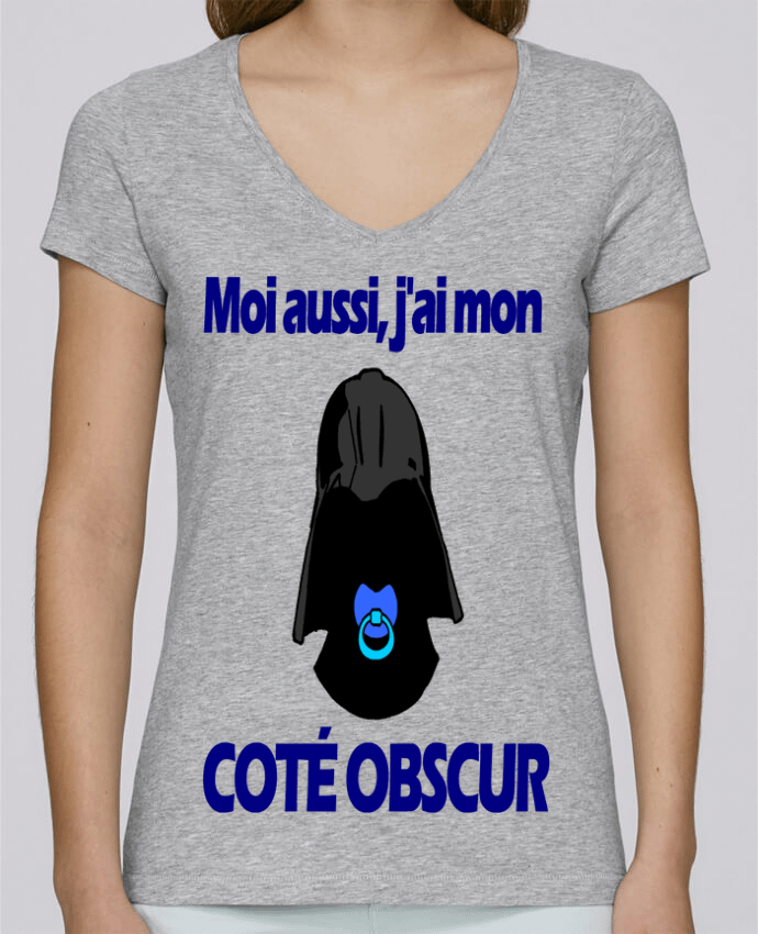 T-shirt femme col V Stella Chooses Côté Obscur par ilcapitano95