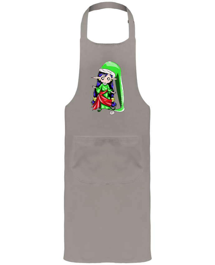 Tablier avec poches elfe de noel par Tinystelf