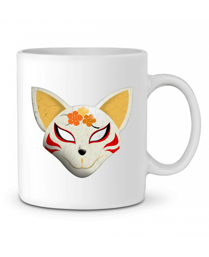Mug  Masque renard kabuki par Lamouchenoire