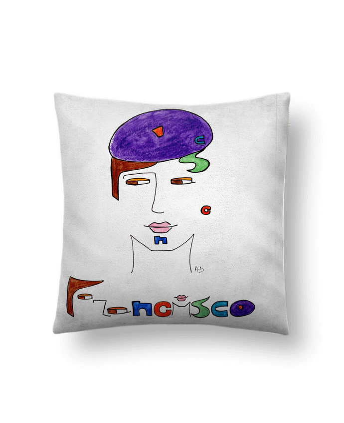 Coussin suédine francisco2 par Mobius