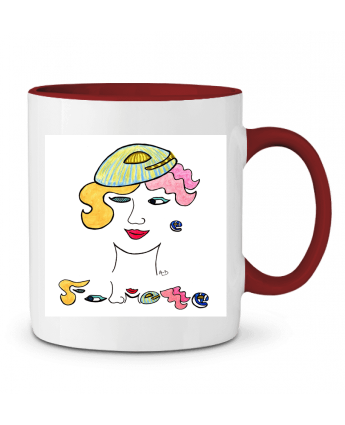 Mug bicolore fabienne2 Mobius