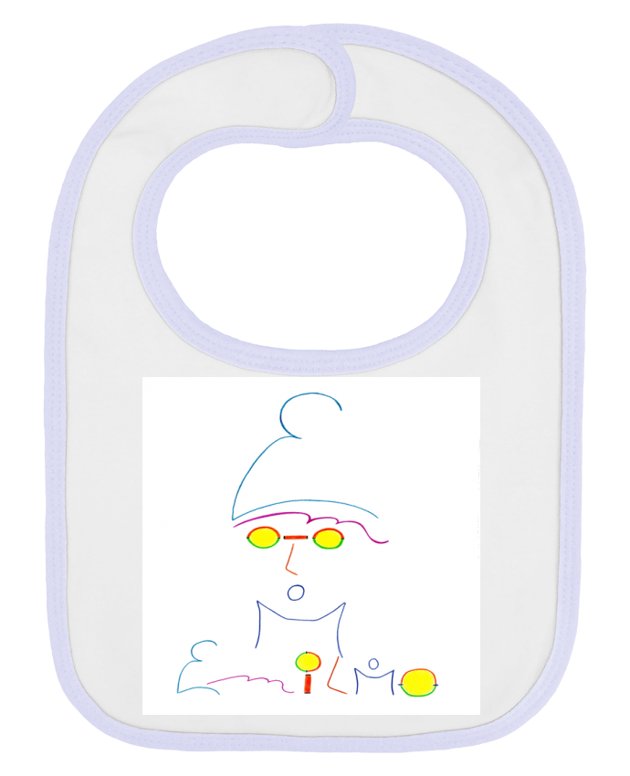 Bavoir bébé uni Emilio2 par Mobius