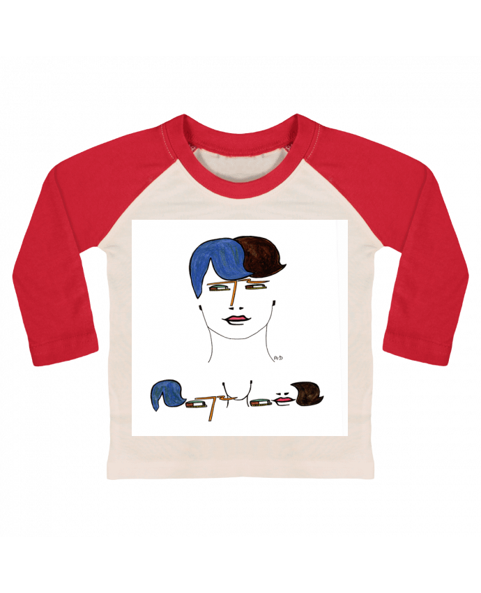 Tee-shirt Bébé Baseball ML raphael2 par Mobius