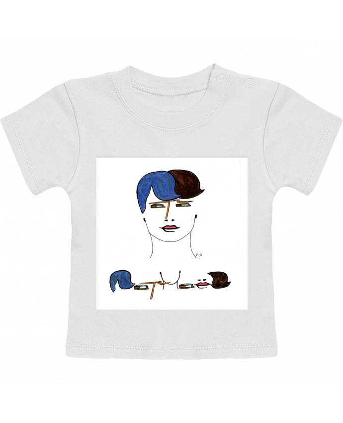 T-shirt bébé raphael2 manches courtes du designer Mobius