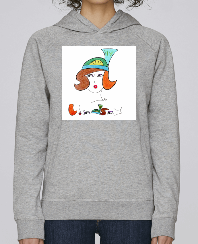 Sweat capuche femme lindsay2 par Mobius