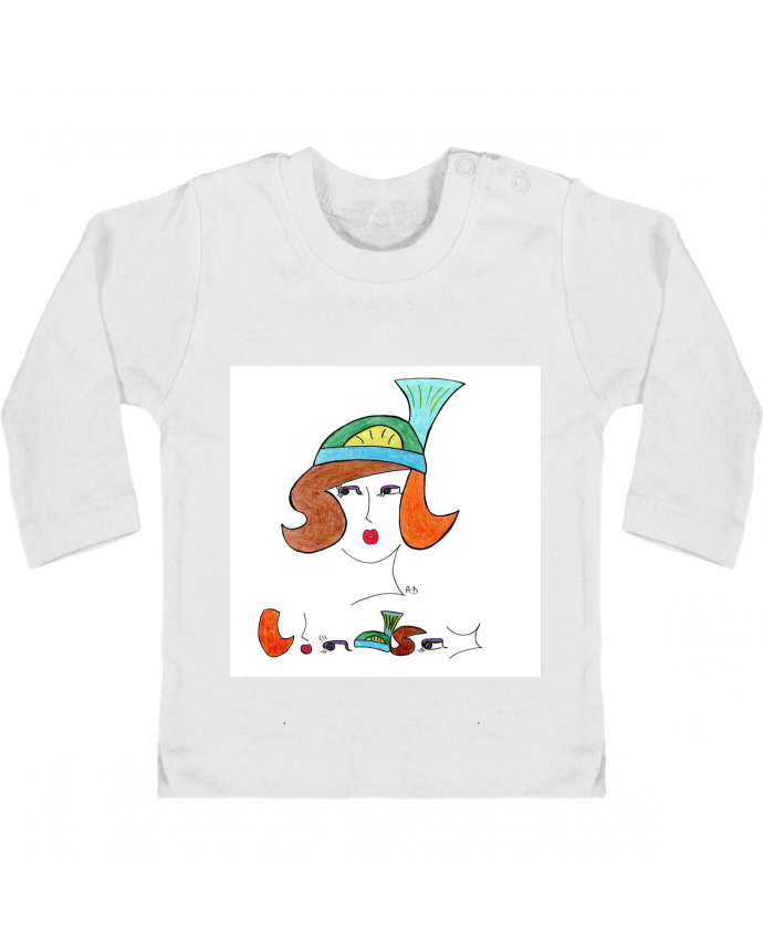 T-shirt bébé lindsay2 manches longues du designer Mobius