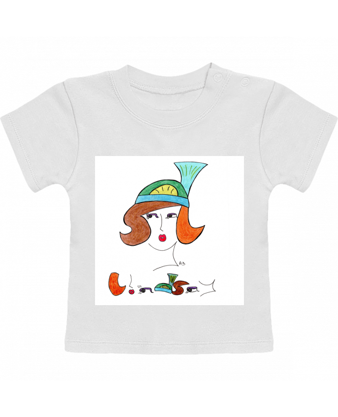 T-shirt bébé lindsay2 manches courtes du designer Mobius