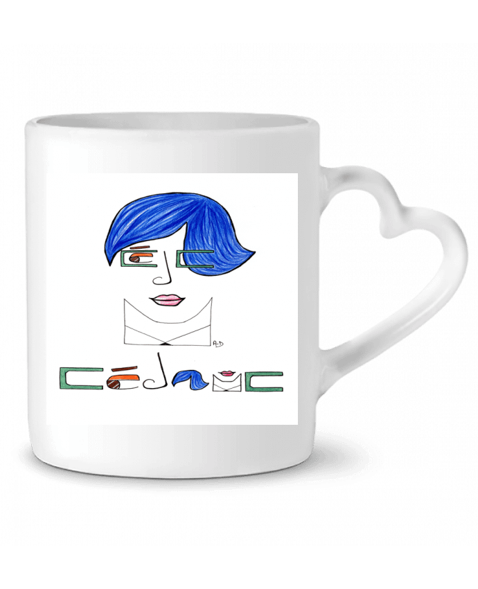 Mug coeur cédric2 par Mobius