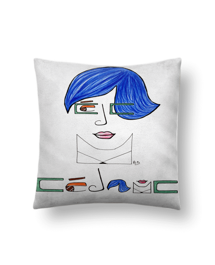 Coussin suédine cédric2 par Mobius