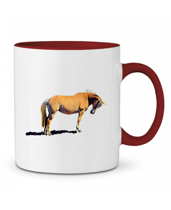 Mug bicolore Haflinger Cafeine