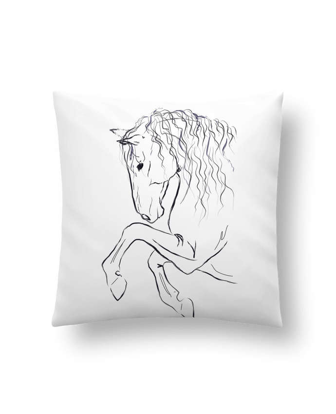 Coussin Cheval cabre par Cafeine