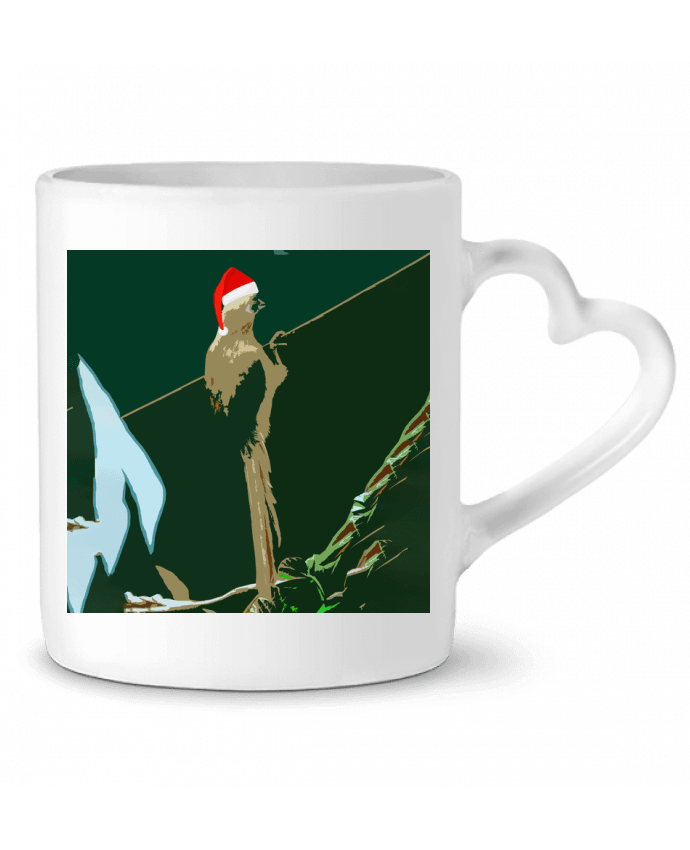 Mug coeur Colious de noël par mboapic