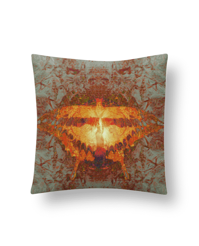 Coussin Papillon doré par Jaspaia