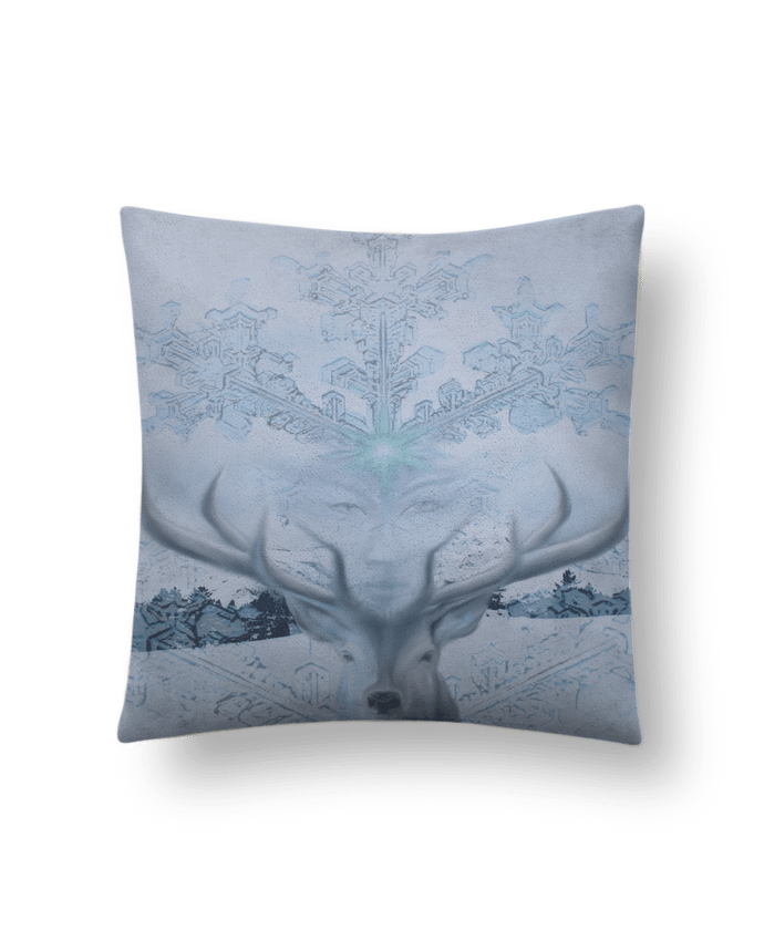 Coussin suédine Cerf par Jaspaia