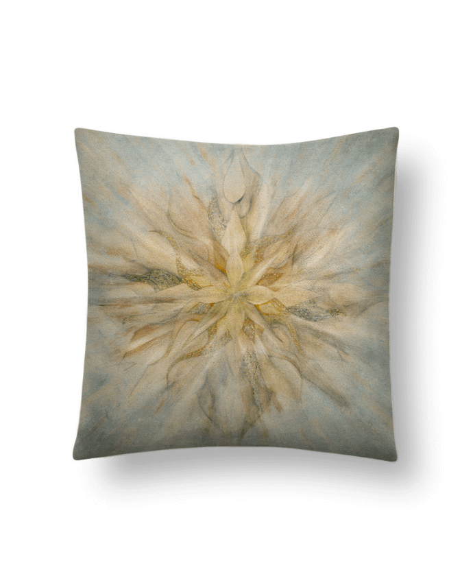 Coussin suédine Étoile/Fleur par Jaspaia